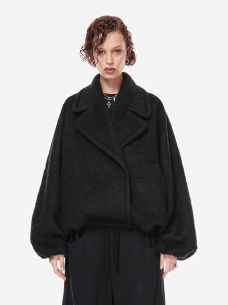 Пальто из фактурной шерсти ‘ Block coat ‘