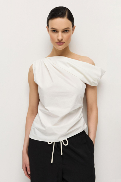 Топ асимметричный из хлопка