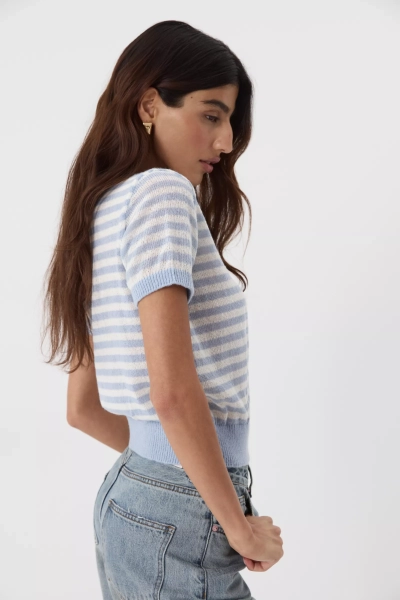 Кардиган в полоску Charmstore, цвет: голубой, 305-64881-668 купить онлайн