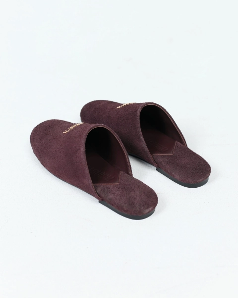 Слиперы из замши ASIA ST 71, цвет: коричневый Ast71.slipper-br | новая мужская коллекция купить онлайн