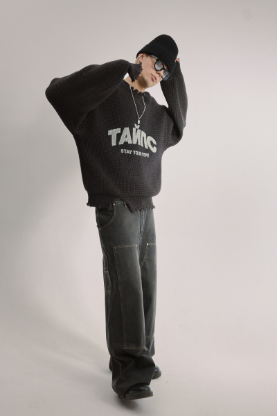 Джинсы Vintage Wide Jeans types, цвет: серый, 00-00003242 купить онлайн