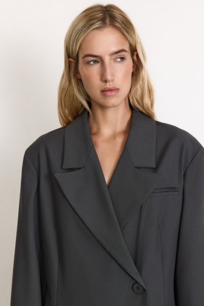 Жакет со складками на рукавах TOPTOP, цвет: серый, TT.060.17760.800 купить онлайн