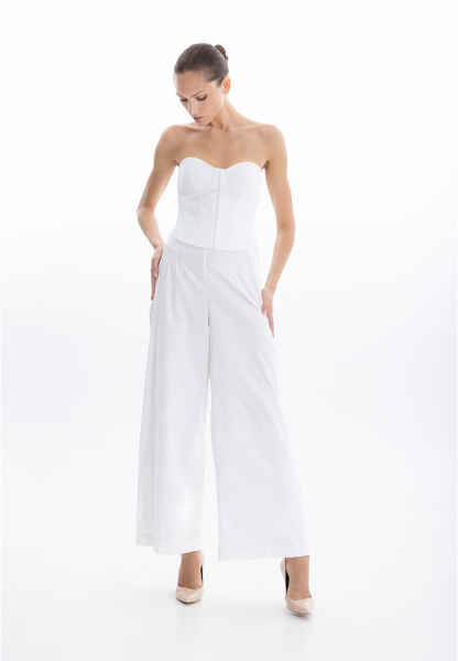 Корсет из вельвета Ammonit, цвет: белый, AM.CR02.7003.910 купить онлайн
