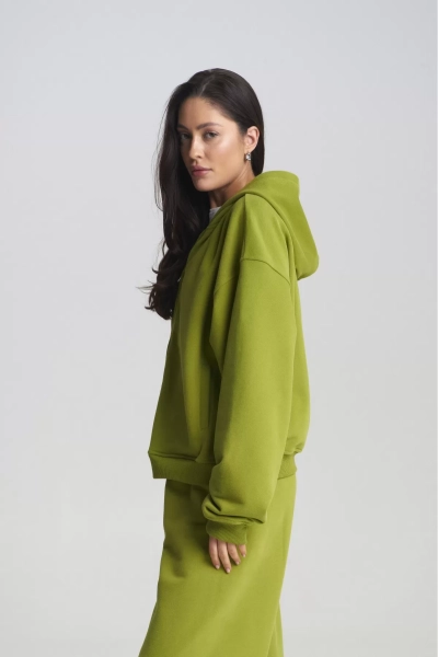 Худи ZIP Lemongras Erist store, цвет: зеленый, НФ-00002421 купить онлайн