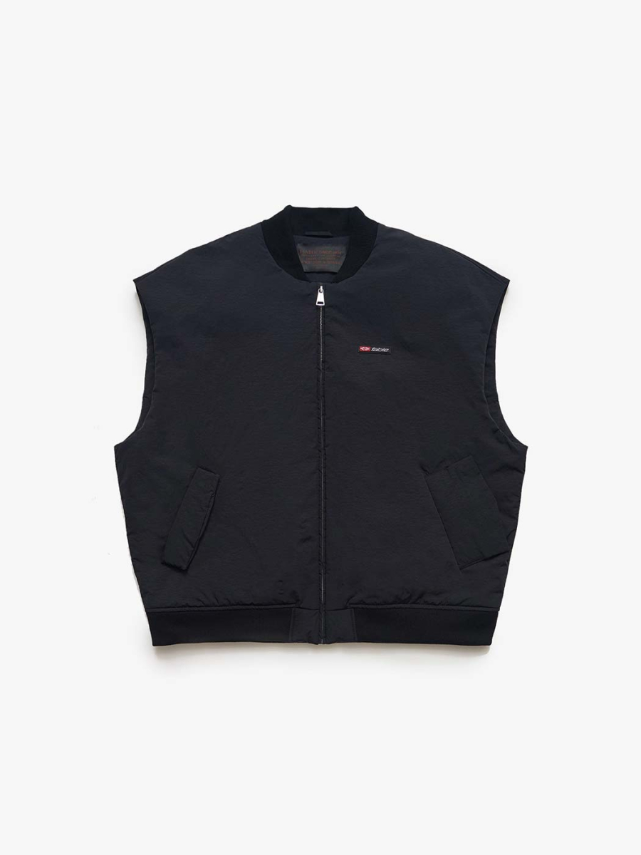 Жилет с воротником-стойкой