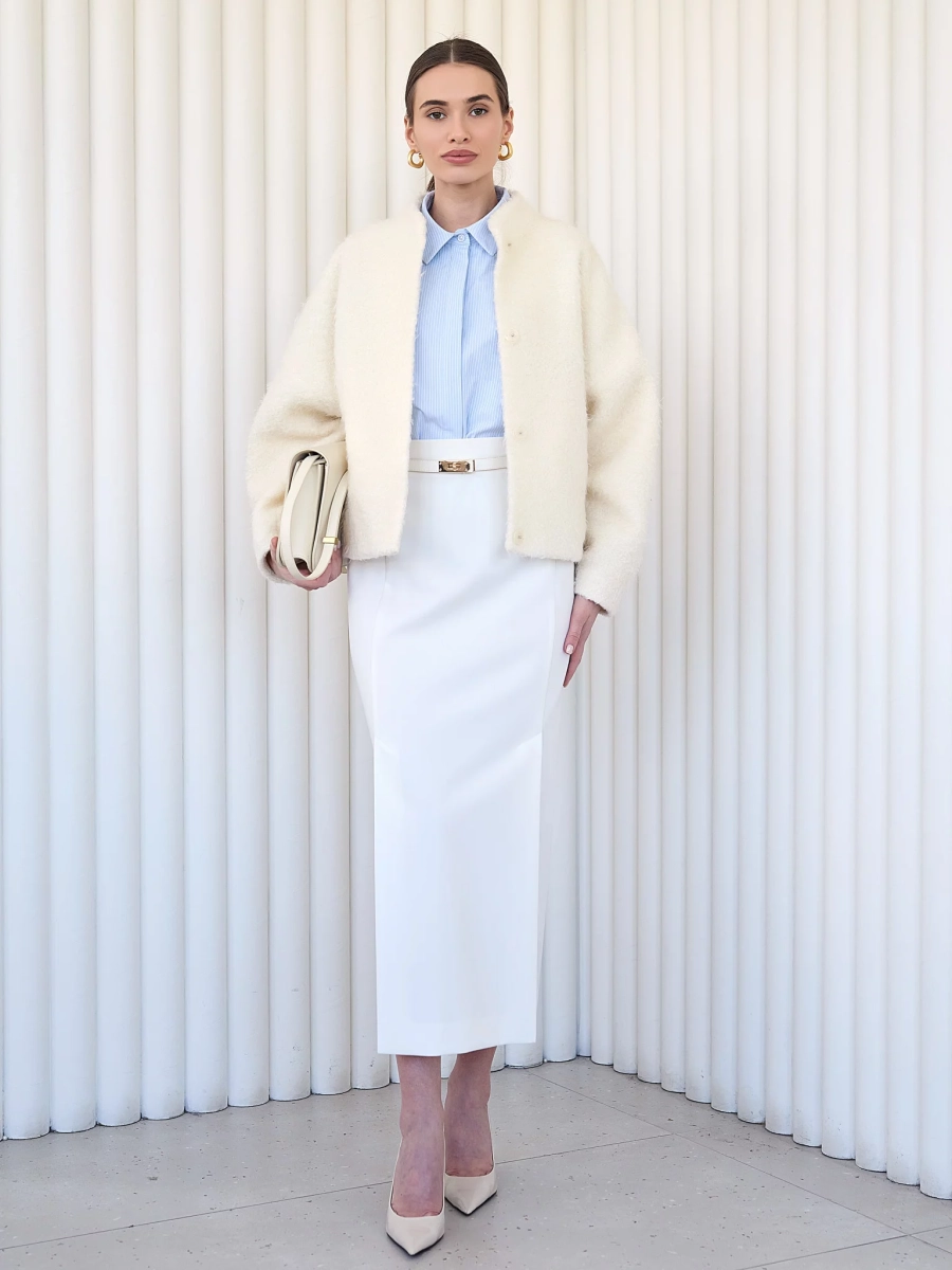 Рубашка оверсайз с коротким рукавом I.B.W., цвет: голубой, SH018 купить онлайн