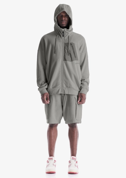 Худи на молнии KRAKATAU, цвет: лунный туман, Fu121-27 купить онлайн