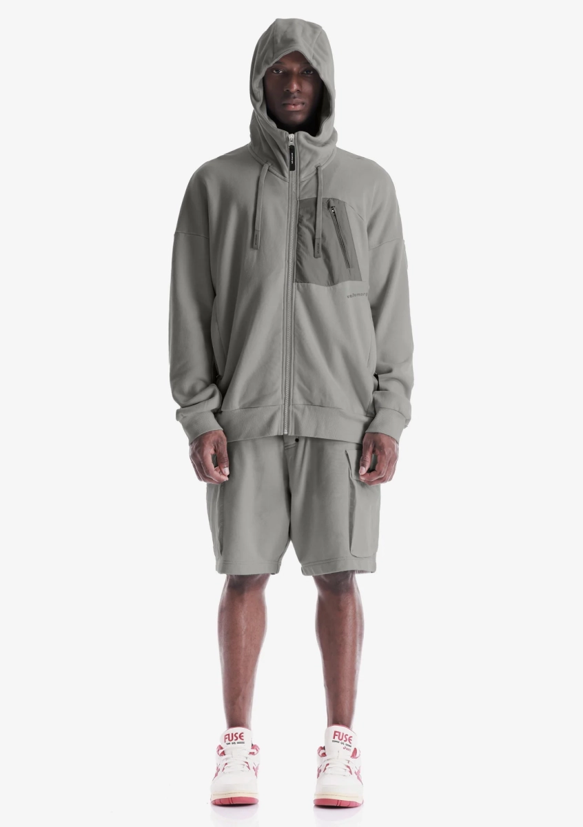 Худи на молнии KRAKATAU, цвет: лунный туман, Fu121-27 купить онлайн