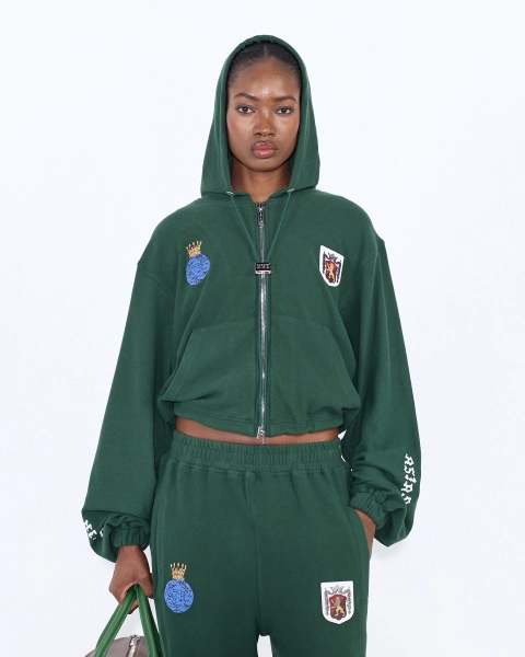 Костюм из мягкого хлопка с гербом ASIA ST 71, цвет: зеленый,  купить онлайн