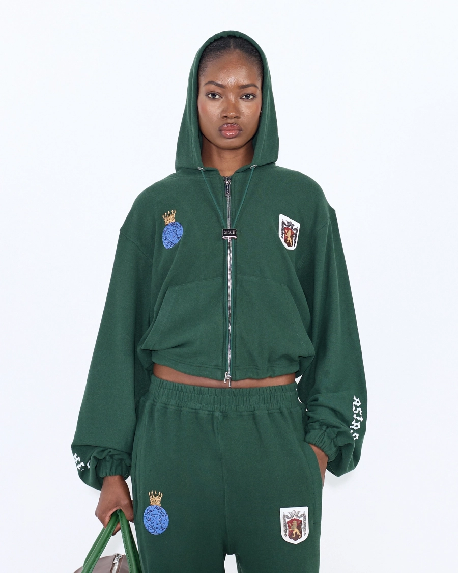 Костюм из мягкого хлопка с гербом ASIA ST 71, цвет: зеленый,  купить онлайн