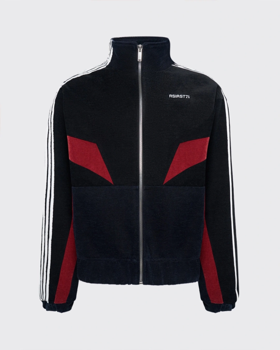 Олимпийка из велюра с лампасами ASIA ST 71, цвет: синий,  купить онлайн