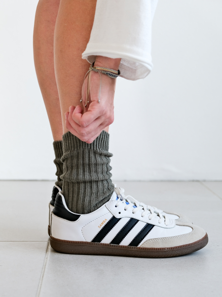 Носки объемный хлопок TENDEN, цвет: хаки WSC08-хаки купить онлайн