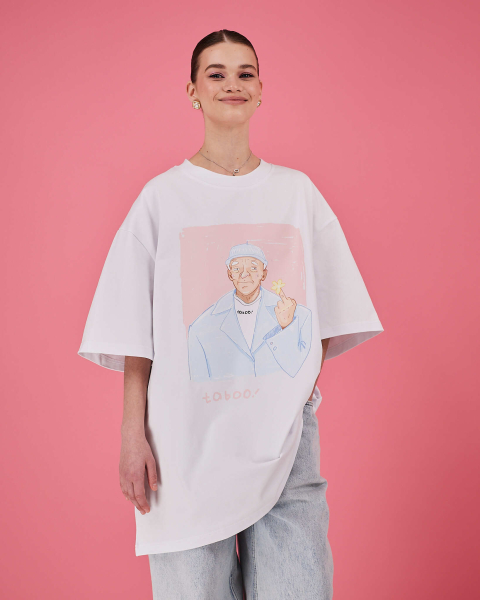 Футболка Алексея Федоровича TABOO, цвет: белый, TAF купить онлайн