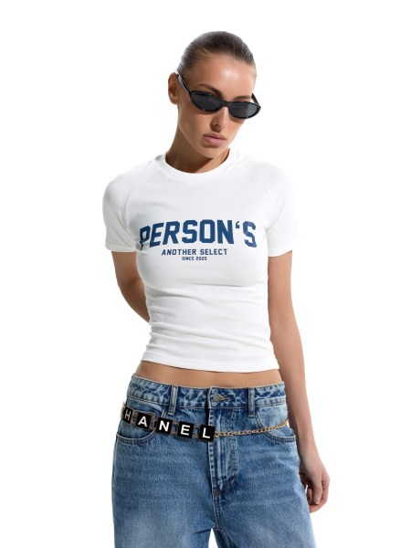 Футболка "Личность" ANOTHER SELECT, цвет: белый, 00148 купить онлайн