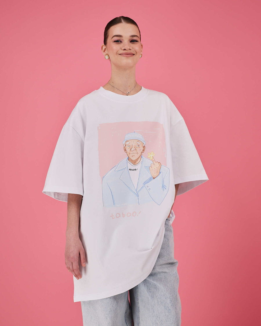 Футболка Алексея Федоровича TABOO, цвет: белый, TAF купить онлайн