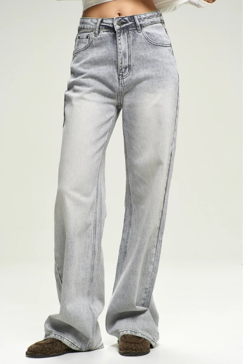 Джинсы Straight Classic Grey Erist store, цвет: серый НФ-00002666 |новая коллекция купить онлайн
