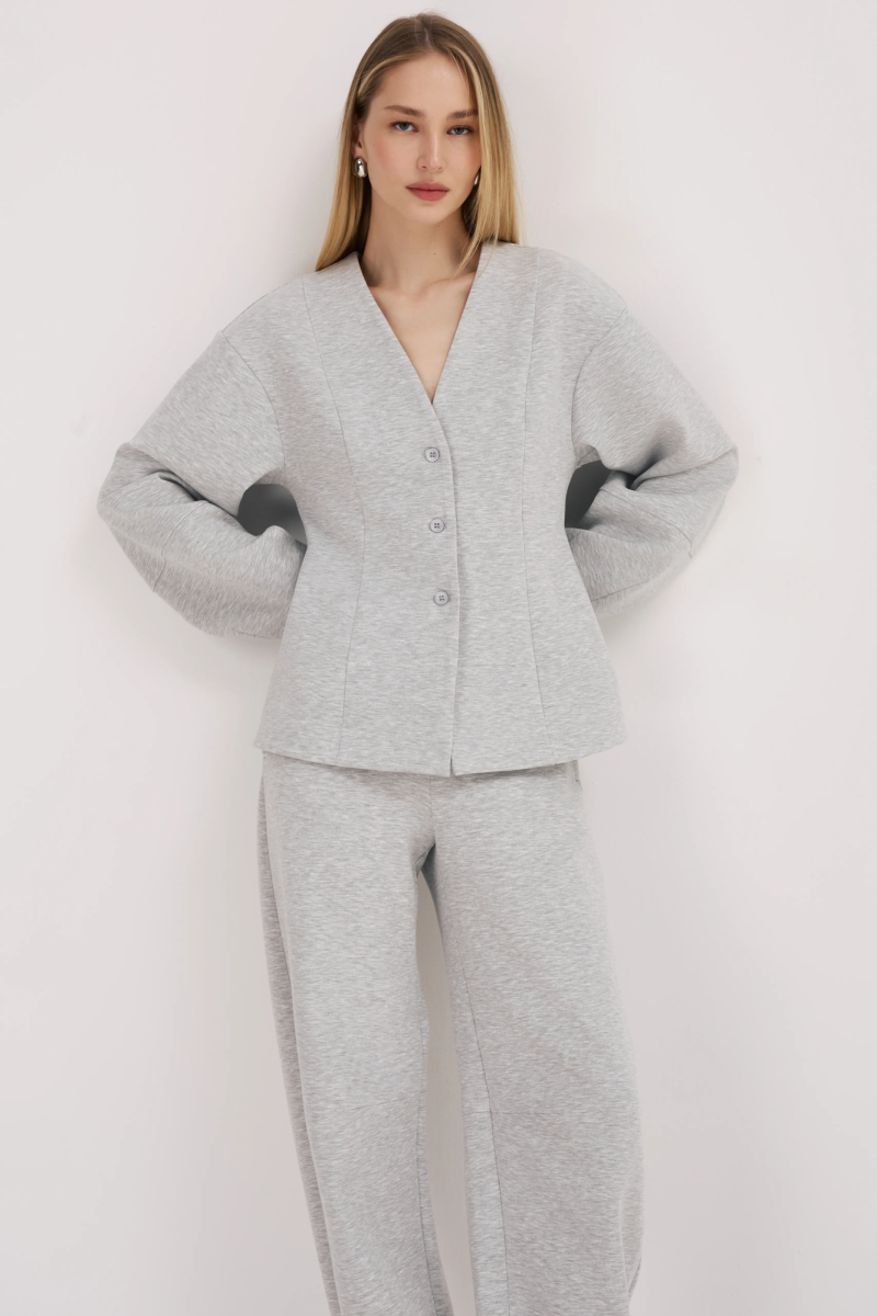 Жакет из трикотажного модала