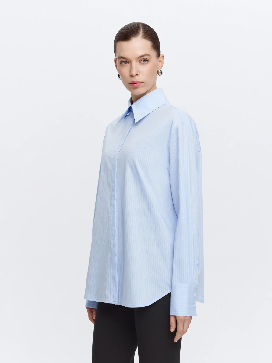 Рубашка ANNA PEKUN, цвет: голубой, 31.2643.601 купить онлайн