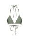 TRIANGLE Khaki - Gold DUO | Двухсторонний верх купальника на завязках ANVIBE, цвет: хаки-золотой  купить онлайн