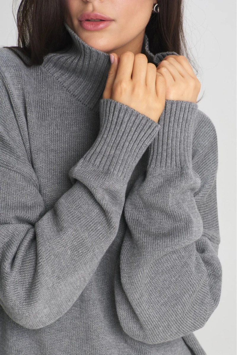 Свитер Cotton Classic Deep Grey Erist store, цвет: темно-серый НФ-00000942 |новая коллекция купить онлайн