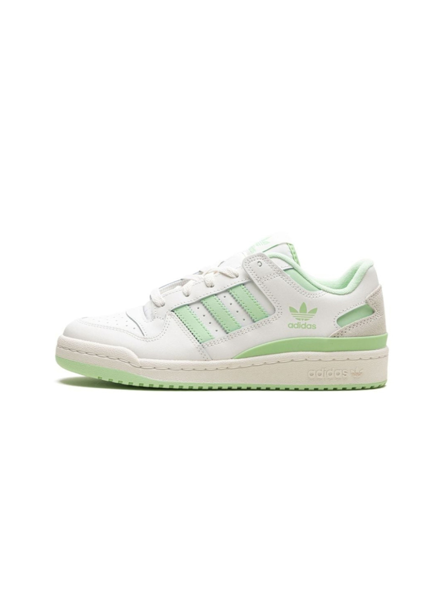 Кроссовки женские Adidas Forum Low CL "White Green Spark" NKDADDYS SNEAKERS, цвет: белый IG1427 купить онлайн