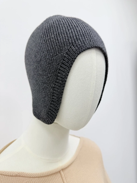 Чепчик вязаный LIBERT'A, цвет: темно-серый меланж 18122025003 купить онлайн