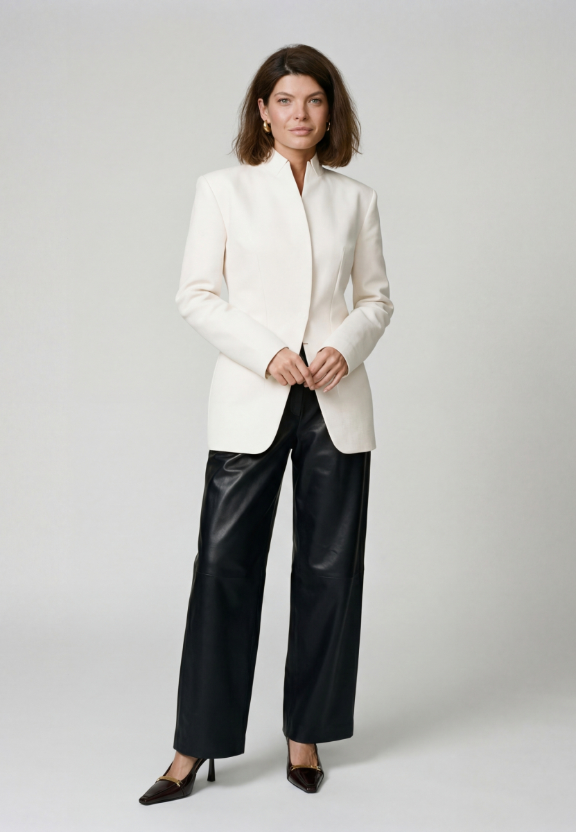 Жакет приталенный без лацканов SAGAS, цвет: белый, 3100500 купить онлайн