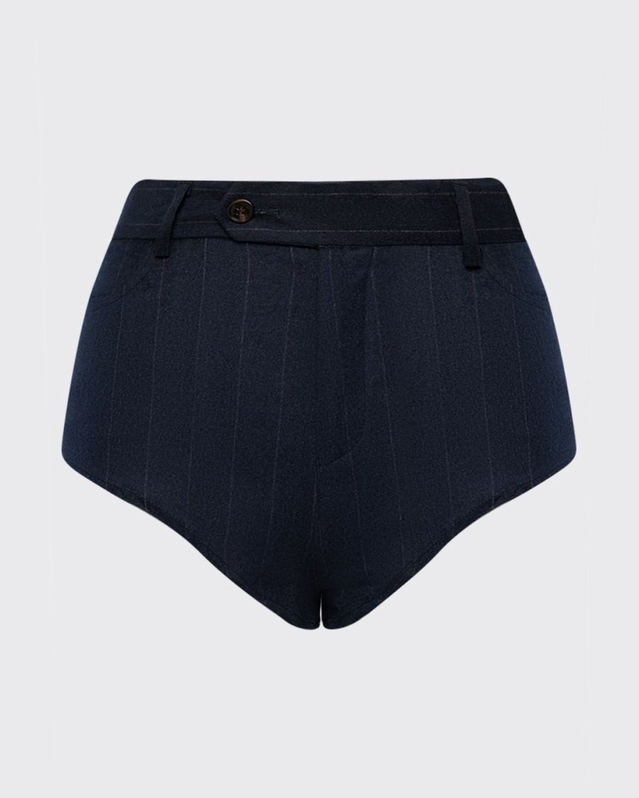 Шорты CL71 CROPPED STRIPES NAVY ASIA ST 71, цвет: синий, Ast71.CL-shorts-crop-navy купить онлайн