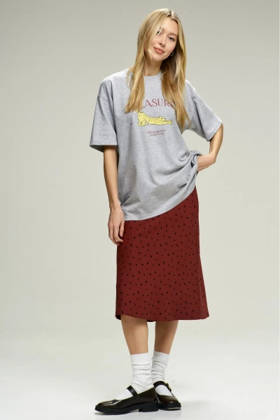 Футболка Pleasure Grey Melange Erist store, цвет: серый, НФ-00002922 купить онлайн