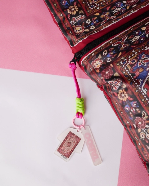 Сумка "ковер" с подвесом TABOO, цвет: красный bagcar купить онлайн