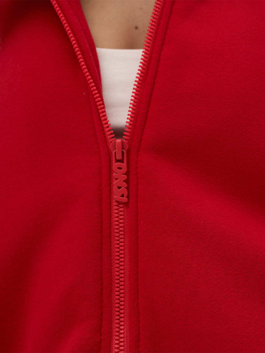 Zip Худи утепленное ONSI, цвет: RED,  купить онлайн