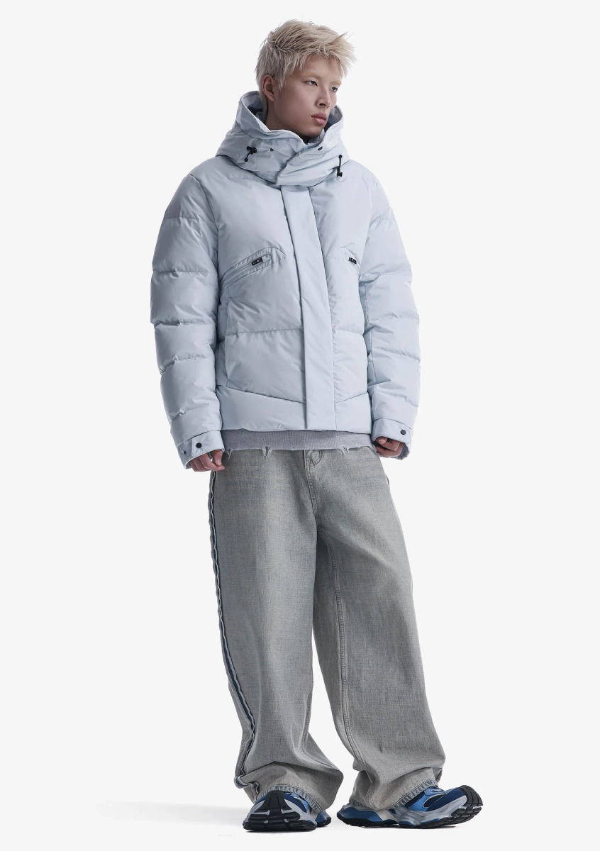 Пуховик AITKEN KRAKATAU, цвет: ледниковый серый, Qm560-35 купить онлайн