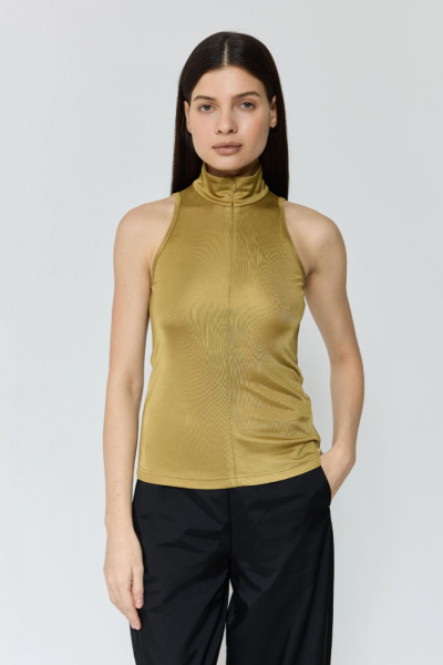 Топ халтер с молнией