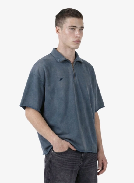 Футболка поло F | ABLE, цвет: голубой,  купить онлайн