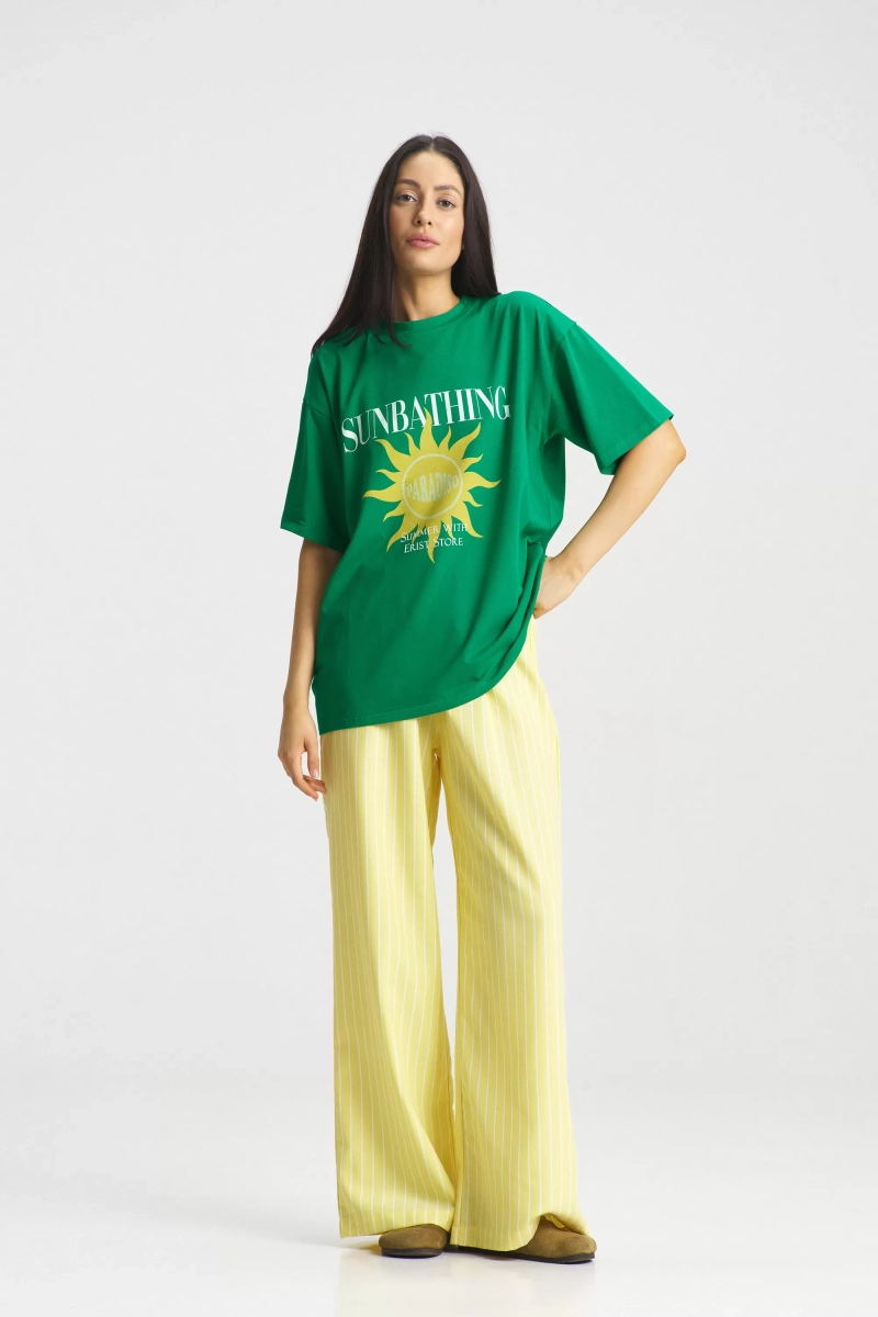 Футболка SUNBATHING Green Erist store, цвет: зеленый, НФ-00002209 купить онлайн