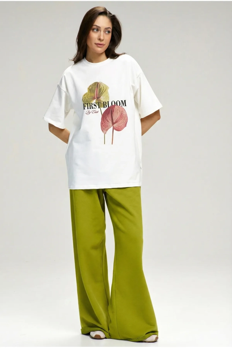 Футболка First Bloom White Erist store, цвет: белый, НФ-00003147 купить онлайн