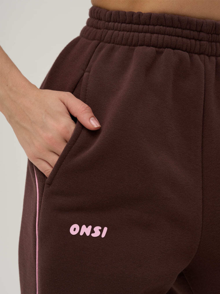 Брюки с кантом ONSI, цвет: шоколадный,  купить онлайн