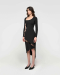Платье Asimetric Midi Dress With Cutouts