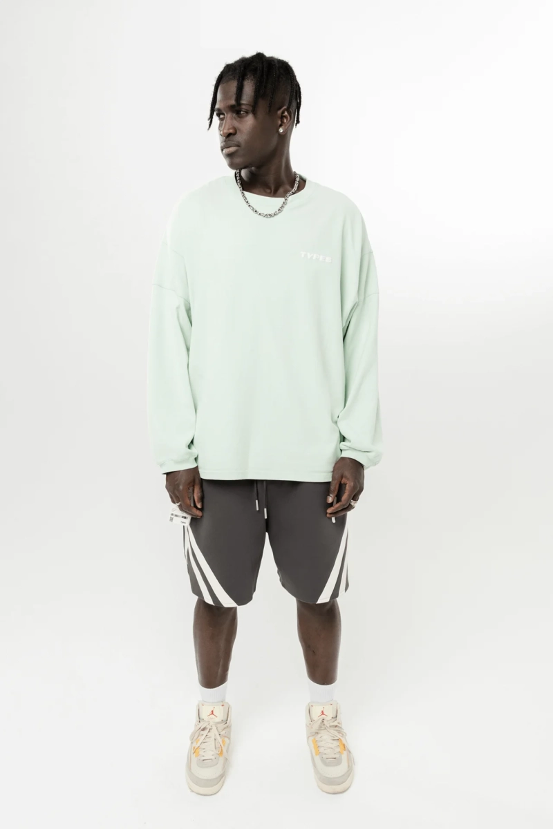 Лонгслив Mint "Bandana long" types, цвет: мятный,  купить онлайн