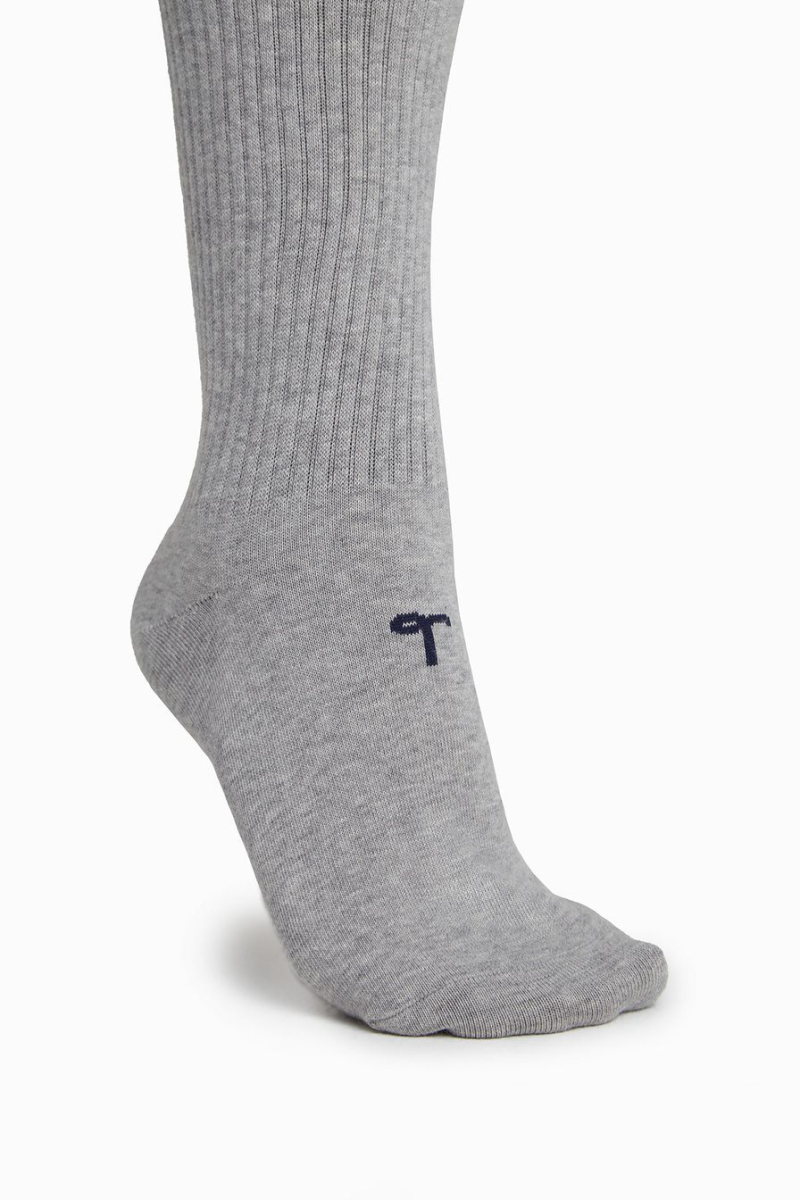 Носки из смесового хлопка TOPTOP, цвет: серый меланж TT.082.15135.821 купить онлайн