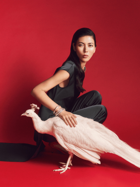 Атласный топ градиентной длины