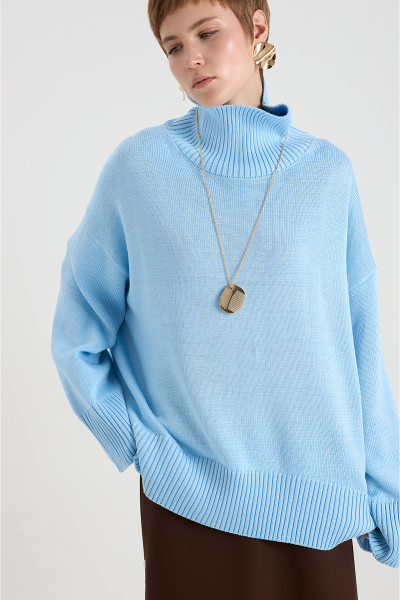 Свитер AMORE MIA AIM, цвет: голубой, MIA542 купить онлайн