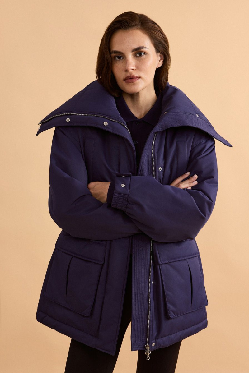 Парка из мембранной ткани TOPTOP, цвет: синий, TTS.142.12580.620 купить онлайн