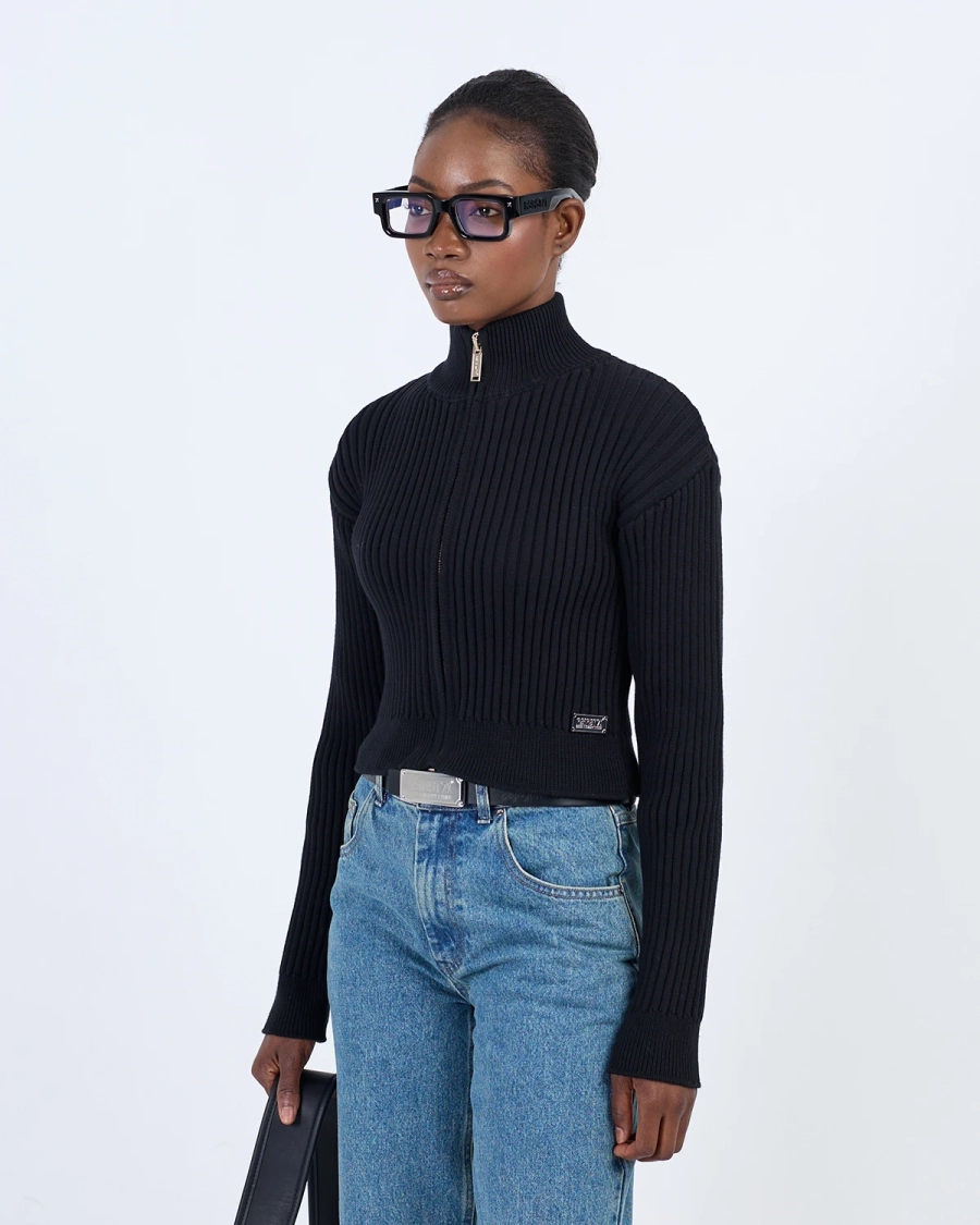 Джемпер BASIC RIBBED BLACK ASIA ST 71, цвет: Черный, Ast71.jump-basic-rib-bl купить онлайн