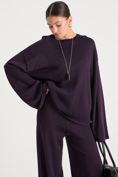 Костюм из вискозы (лонгслив+брюки) MIA AIM, цвет: фиолетовый, Mia710 купить онлайн
