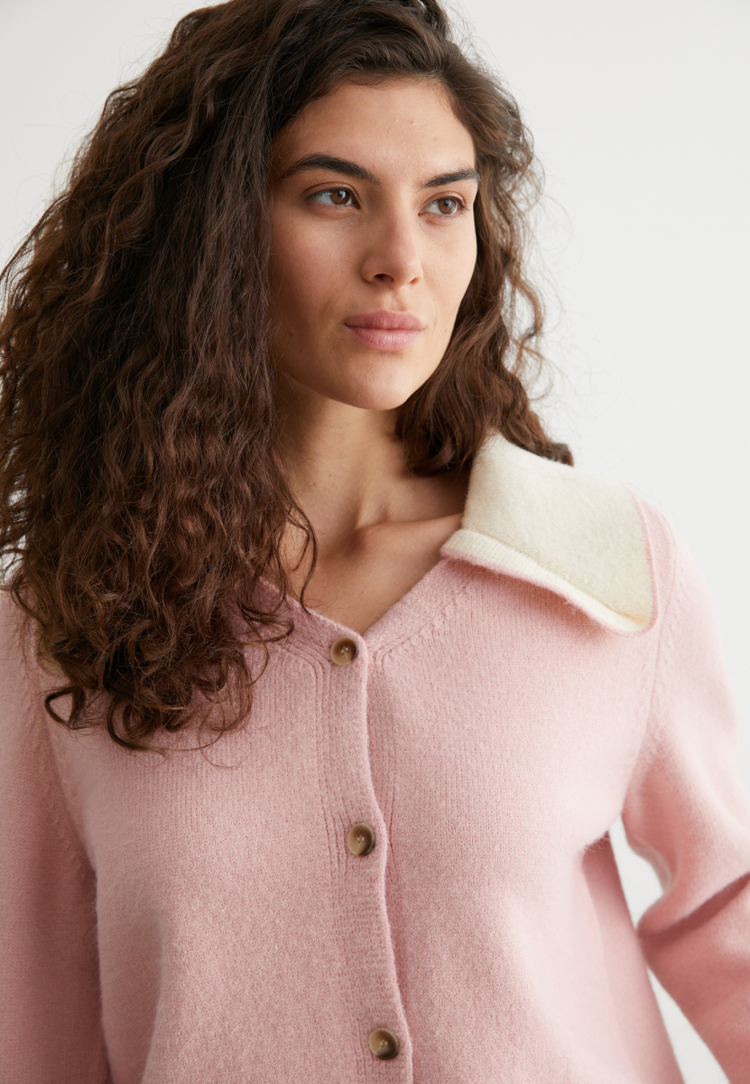 Кардиган Polly Marou, цвет: розовый, mar1_1023_24 купить онлайн