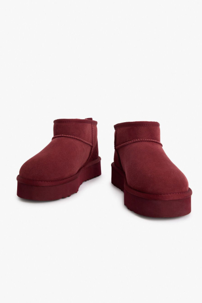 Угги из натуральной замши Lera Nena, цвет: Бордовый LN.405.19111.330 купить онлайн