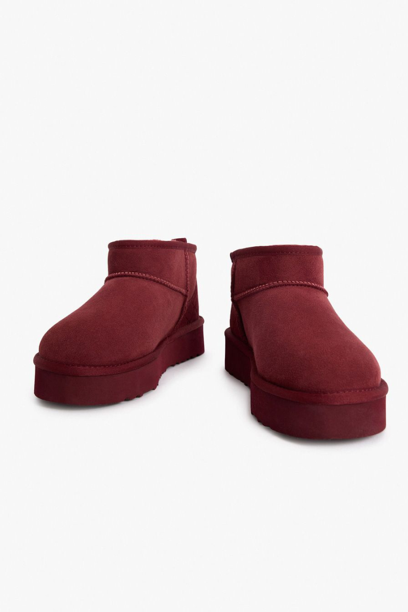 Угги из натуральной замши Lera Nena, цвет: Бордовый LN.405.19111.330 купить онлайн
