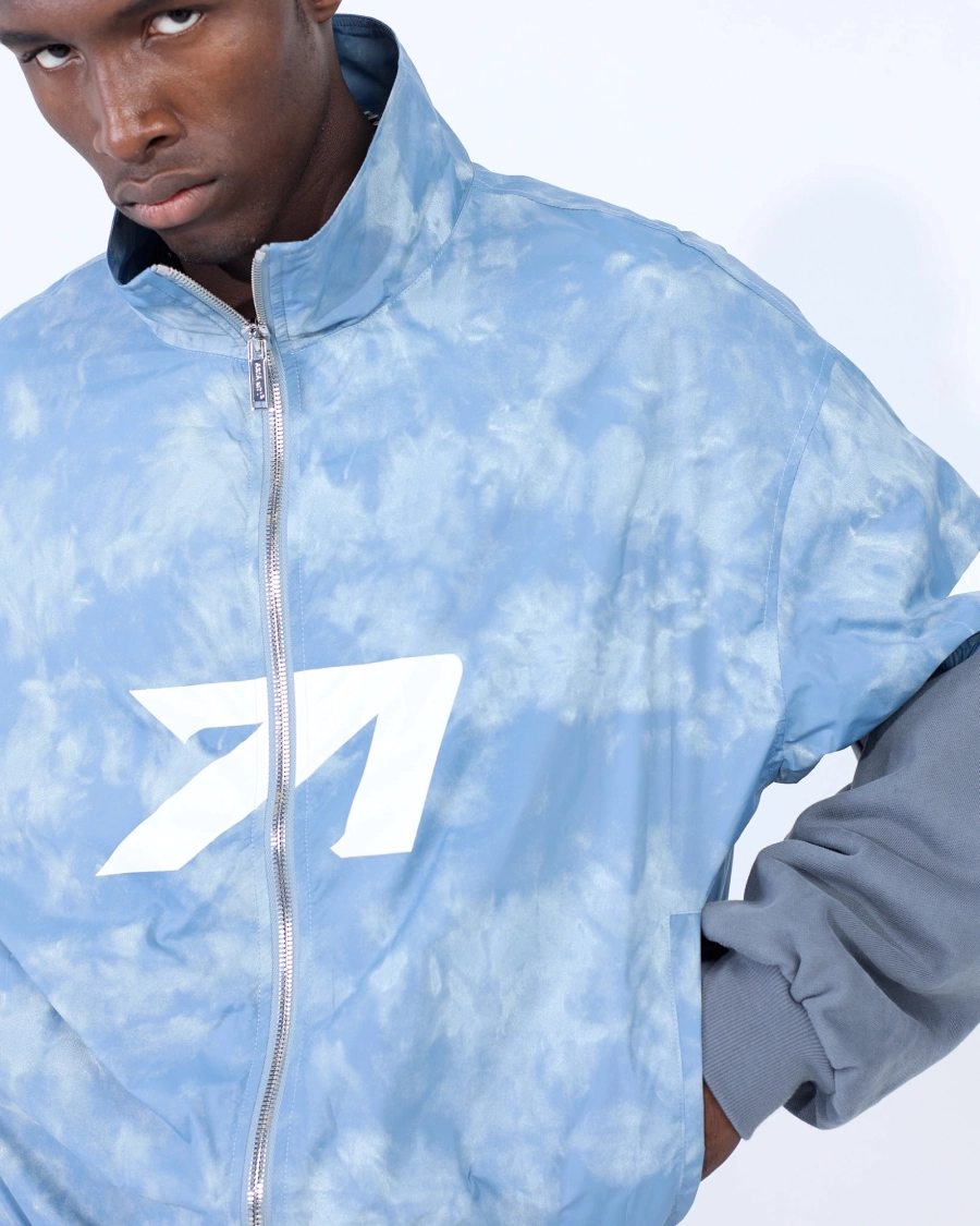 Олимпийка с логотипом-стрелкой ASIA ST 71, цвет: голубой, Ast71.olympic-mix-nylon-blue купить онлайн