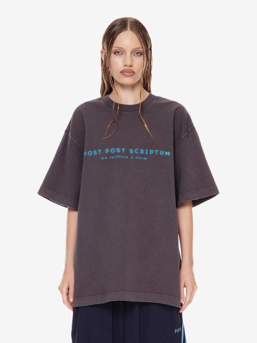 Футболка оверсайз с принтом